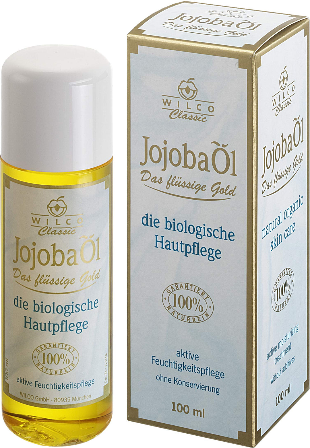JOJOBAÖL | 100% Naturrein, Vegan & Cruelty Free | Gesicht, Körper, Haare, Bart, Nägel | Intensive Fe