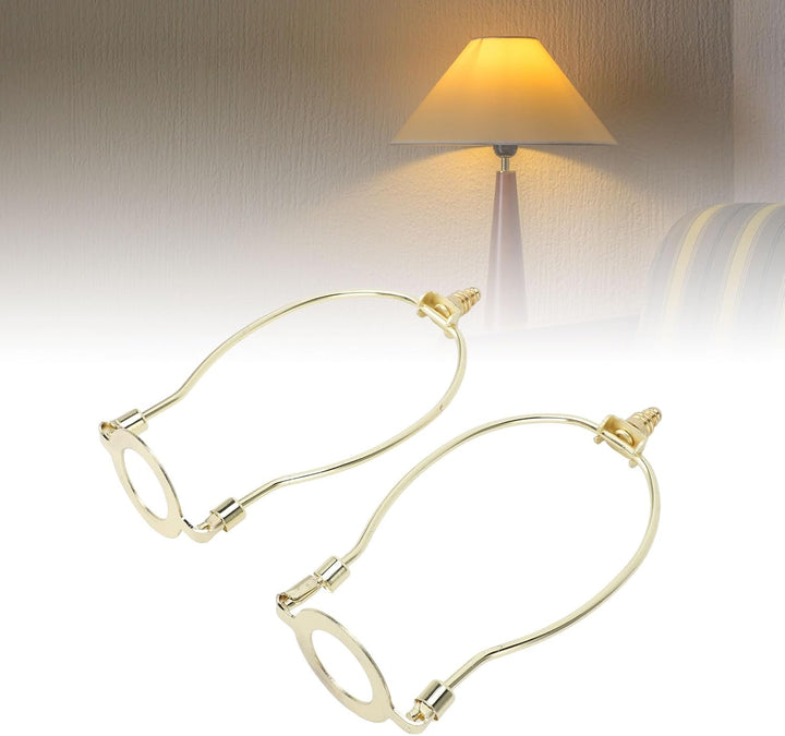 Qcwwy Lampenschirme für Tisch- und Stehlampen, Beleuchtungszubehör (GOLD), Gold
