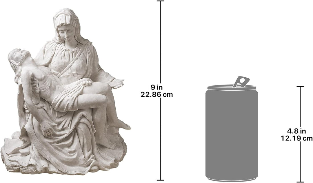 Design Toscano Die Pietà (1499), Marmor-Kunstharz-Figur: Gross