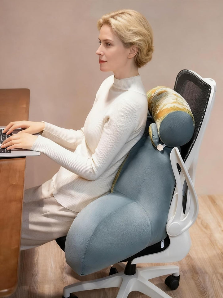 Rückenkissen für Bett und Sofa mit Armlehnen Ergonomisches Lesekissen Erwachsene Atmungsaktives Lese