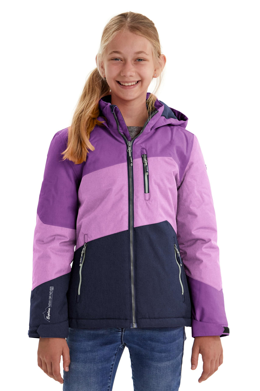 killtec Mädchen Lynge Grls Jckt B Funktionsjacke Mit Kapuze dunkelorchidee 152 Lynge GRLS JCKT B, du