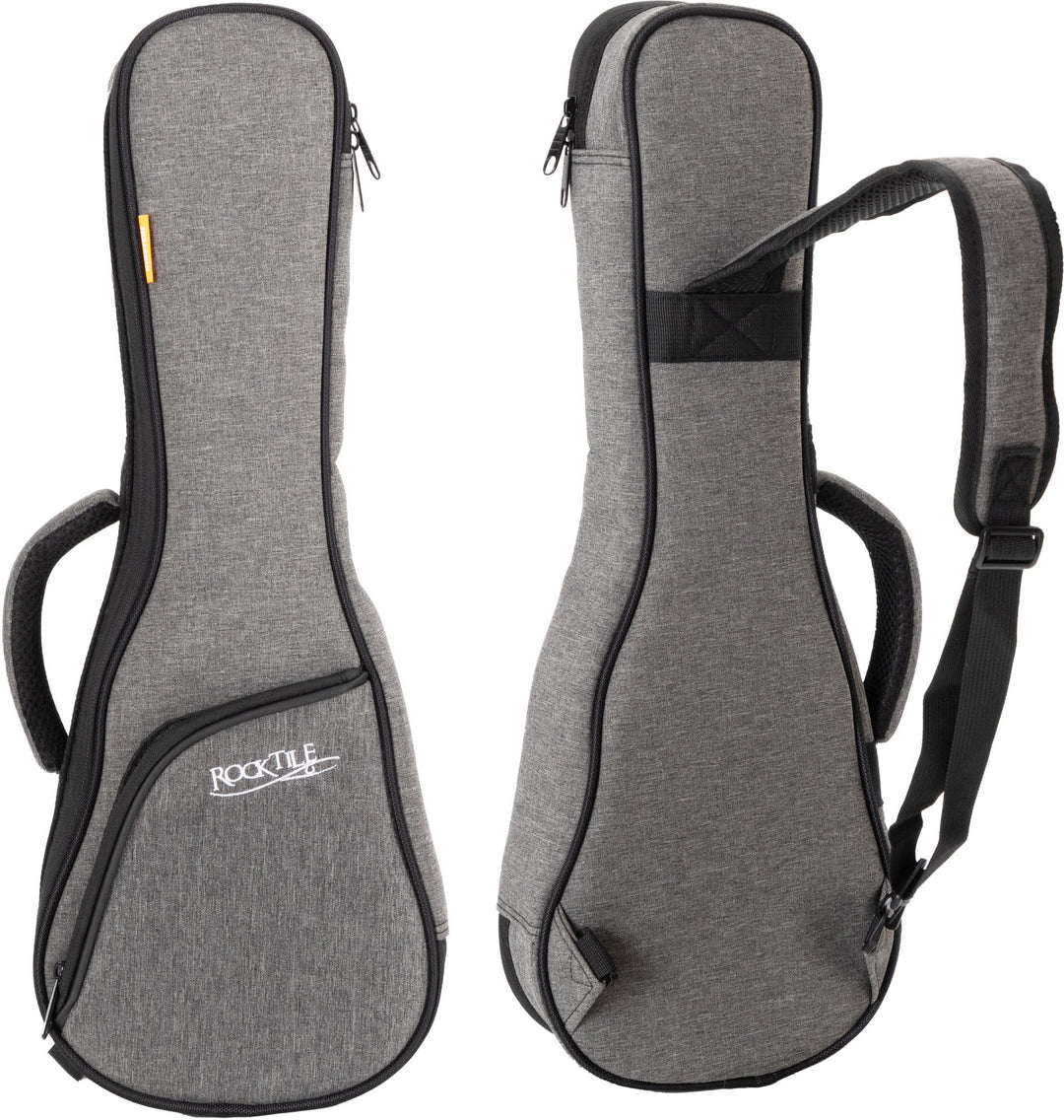 ROCKTILE Tasche für Sopran-Ukulele - Gigbag für Sopran-Ukulele - Maximale Innenmasse (LxBxH): 55 x 1