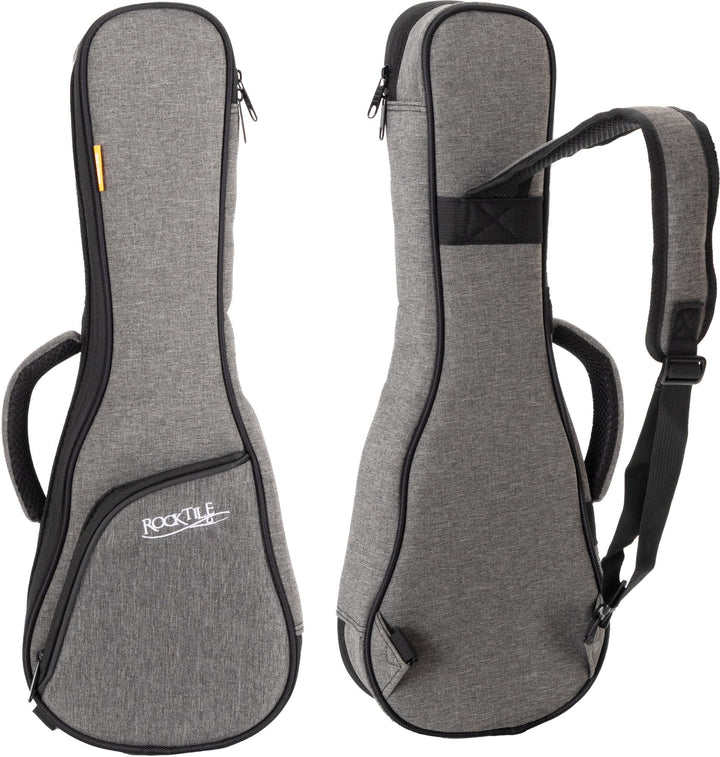 ROCKTILE Tasche für Sopran-Ukulele - Gigbag für Sopran-Ukulele - Maximale Innenmasse (LxBxH): 55 x 1
