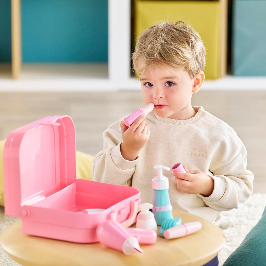 Corolle - 9000310060 - Mein Kleiner Beauty-Koffer, 20 Zubehörteile, für Puppen, ab 18 Monaten