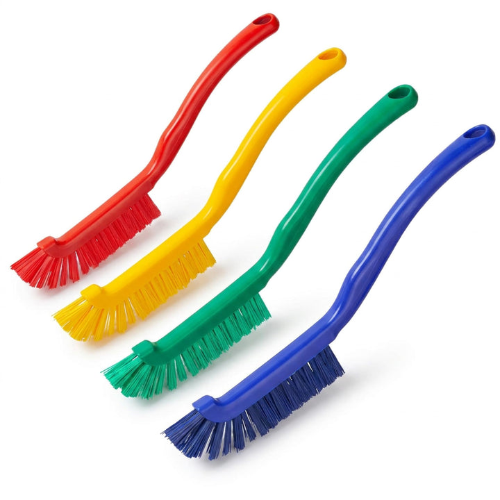 Fugenbürste Set 4X – Fugenreiniger für Fliesen & Bad, Eckenbürste gegen Schimmel, hitzebeständig, le