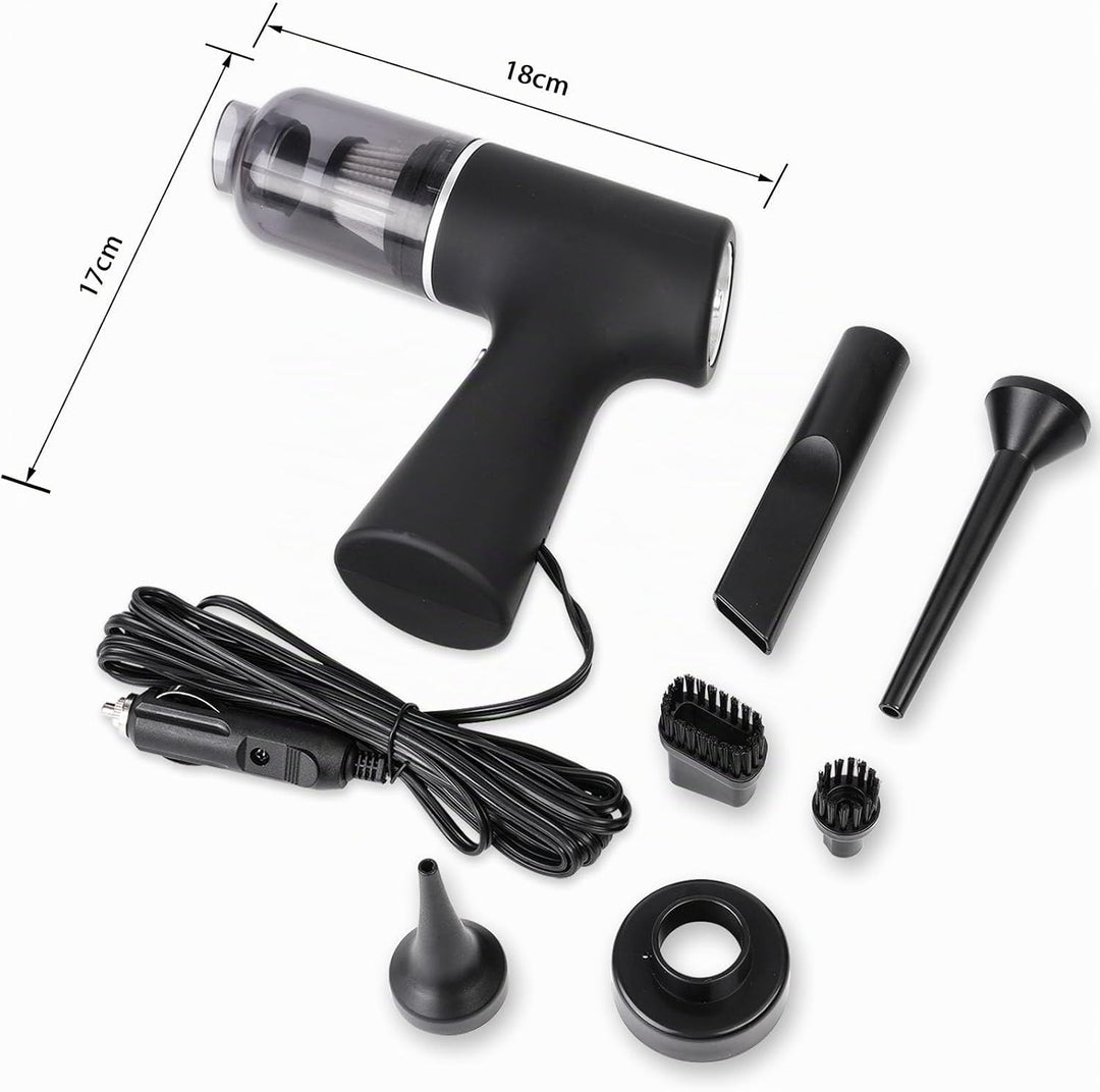 Handstaubsauger, Auto Staubsauger Stark, 3 in 1 Tragbar Leicht Handstaubsauger, 4000Pa Mini Staubsau