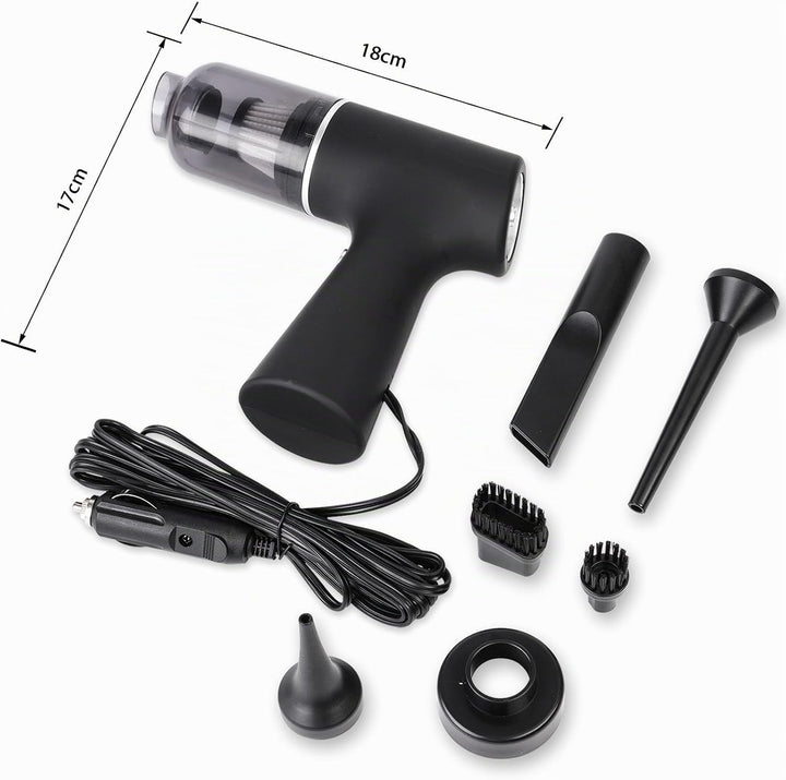 Handstaubsauger, Auto Staubsauger Stark, 3 in 1 Tragbar Leicht Handstaubsauger, 4000Pa Mini Staubsau