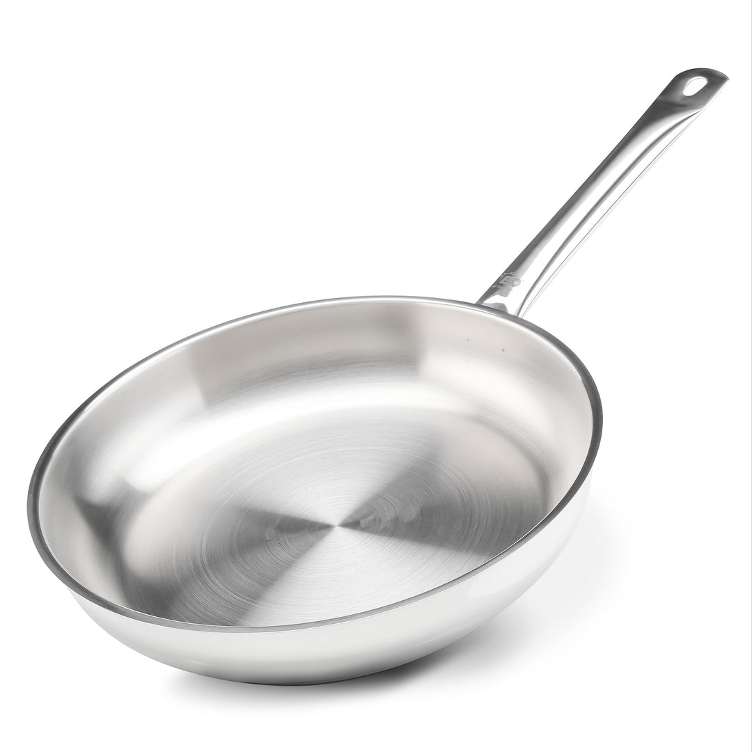 ELO Profi Therm Bratpfanne 24 cm, aus 18/10 Edelstahl, energiesparender Kapselboden, scharf und kros
