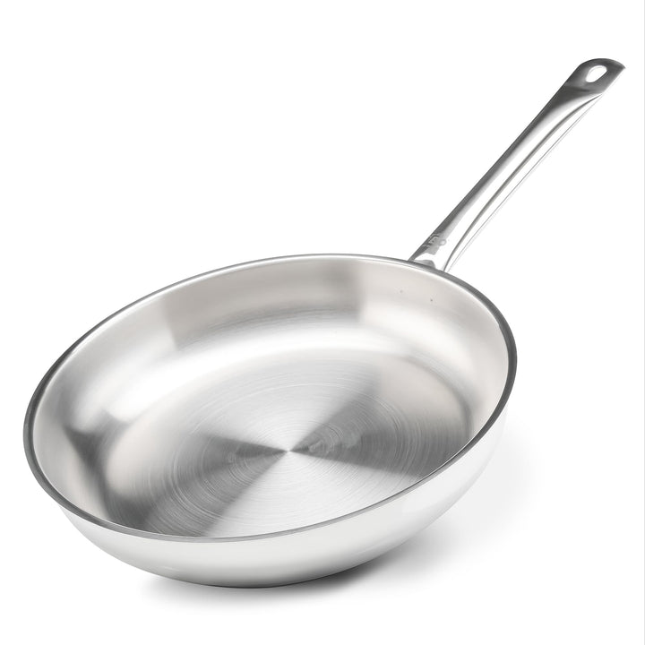 ELO Profi Therm Bratpfanne 24 cm, aus 18/10 Edelstahl, energiesparender Kapselboden, scharf und kros