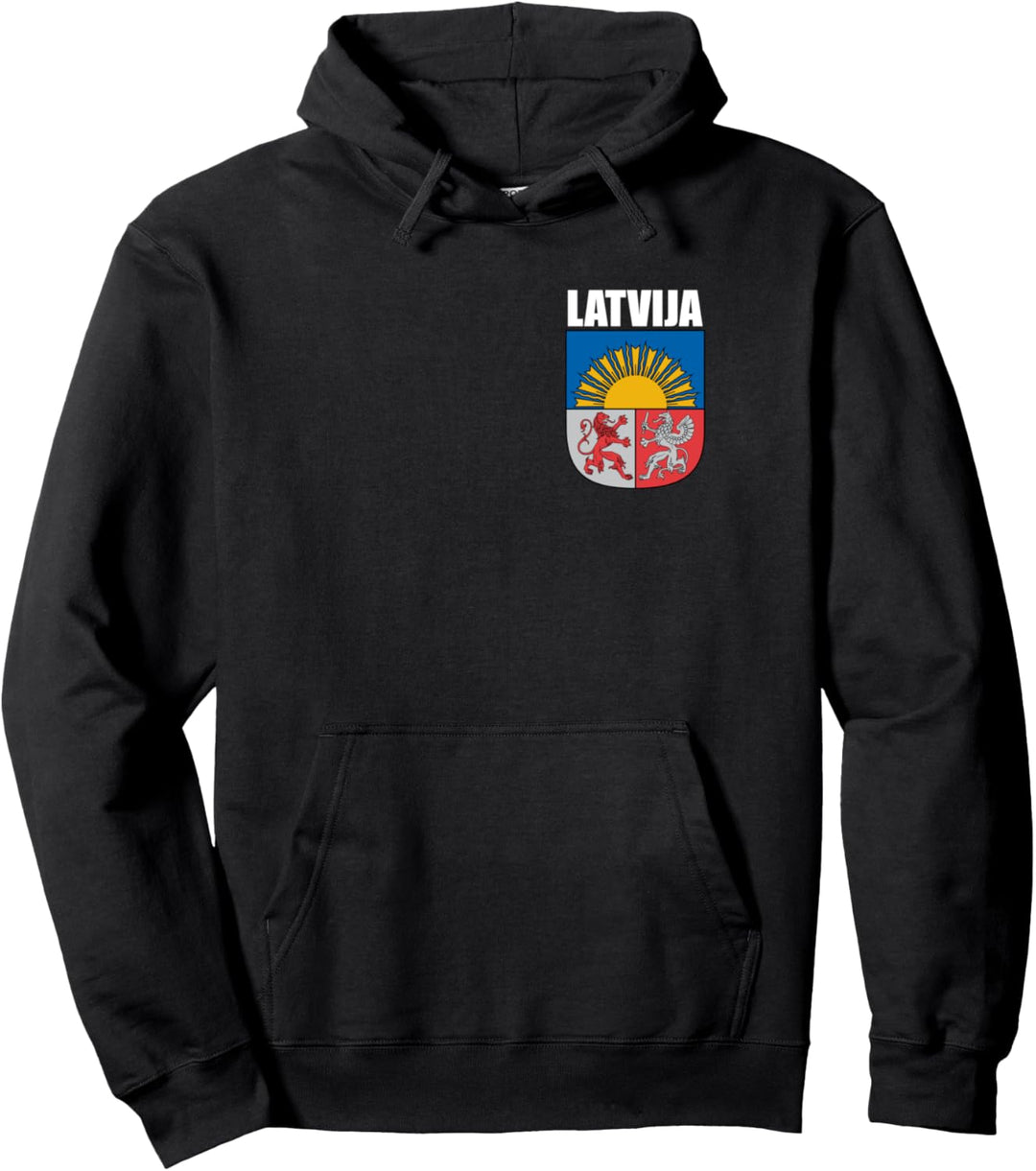 Latvija Latvian Coat Of Arms Souvenirs Republic Of Latvia Pullover Hoodie