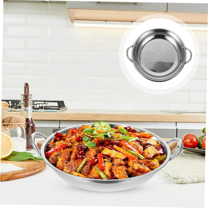 Happyyami Edelstahltopf mit Antihaftbeschichtung und Rutschfestem Griff Grosser Kochtopf zum Kochen