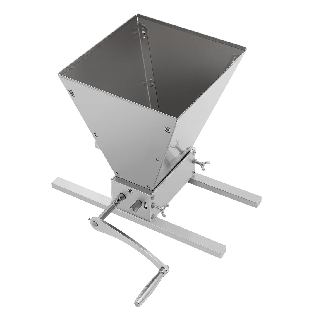 Getreidemühle Verstellbar Getreidequetsche Malzmühle Futtermühle Grain Maismühle für Gerste, Weizen