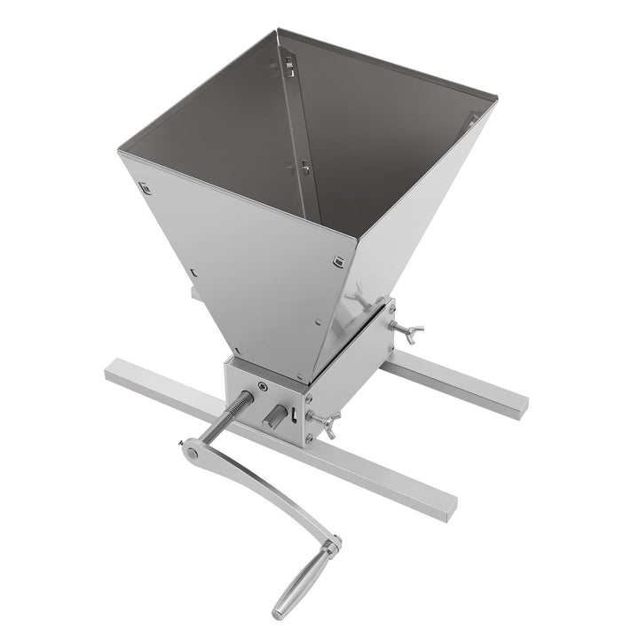Getreidemühle Verstellbar Getreidequetsche Malzmühle Futtermühle Grain Maismühle für Gerste, Weizen