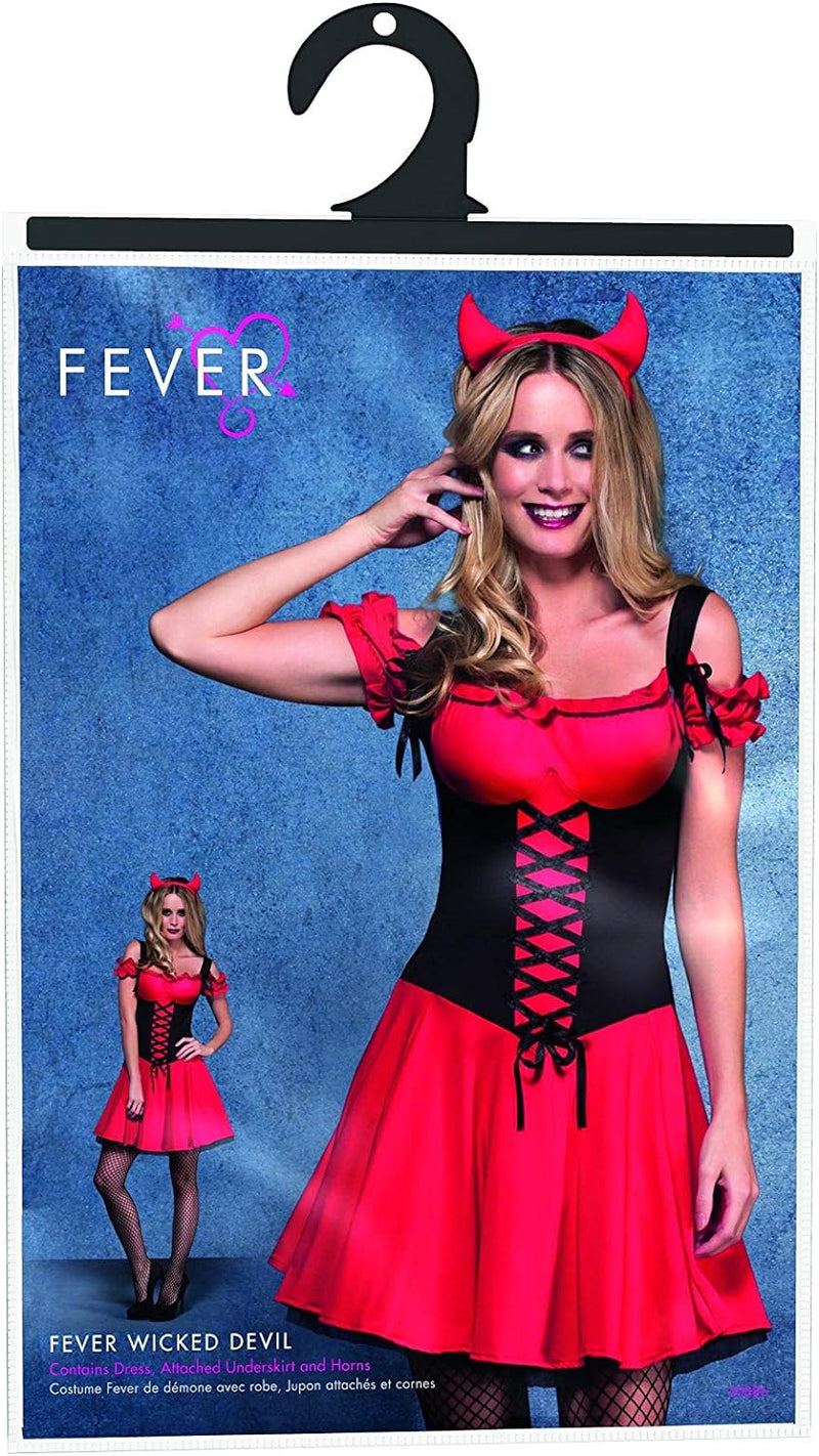 Fever Wicked Devil Costume (S) Grösse: 36-38, Grösse: 36-38