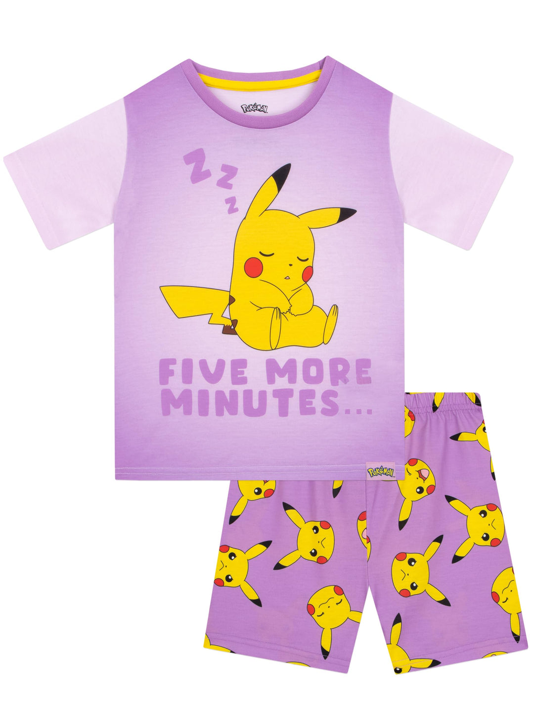 Pokémon Schlafanzug | Pikachu Schlafanzug Mädchen | Schlafanzüge Für Mädchen Pikachu 158 Kurzarm, 15