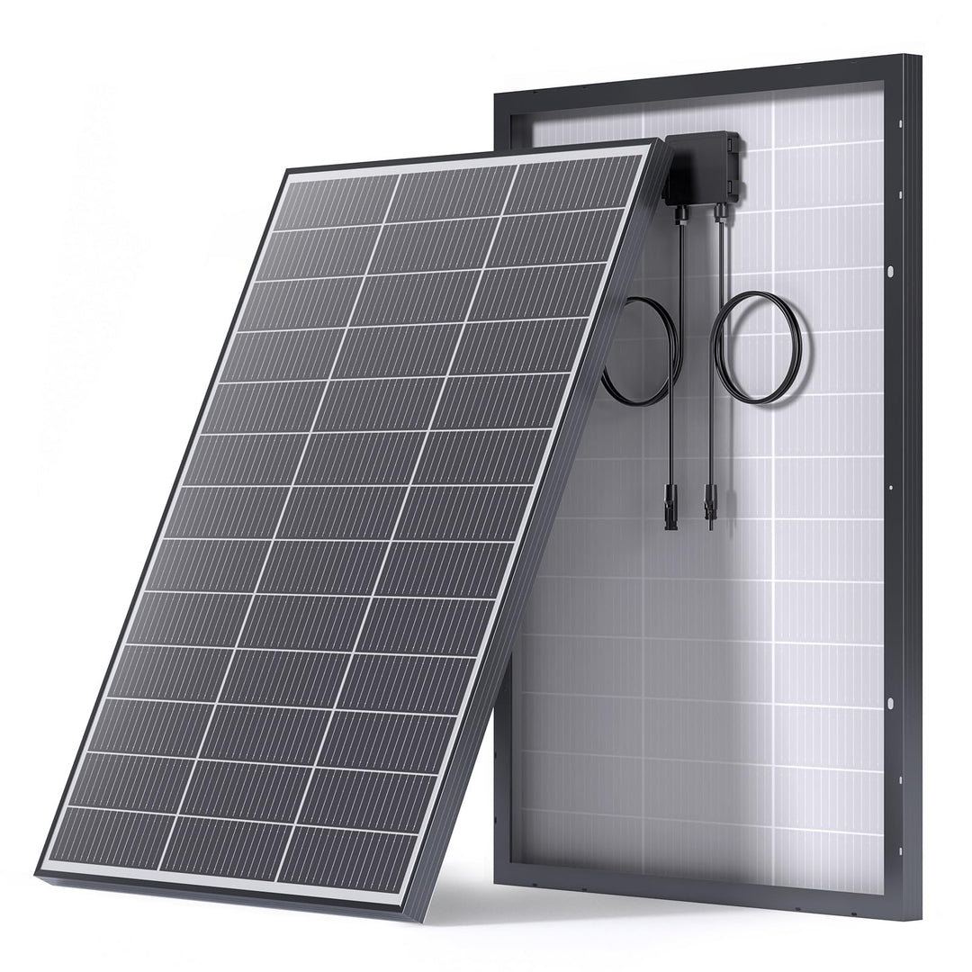 100W N-Type 16BB Solarpanel, Callsun 100W Monokristalline Solarmodule, Ideal für 12V Batterie,Wohnmo