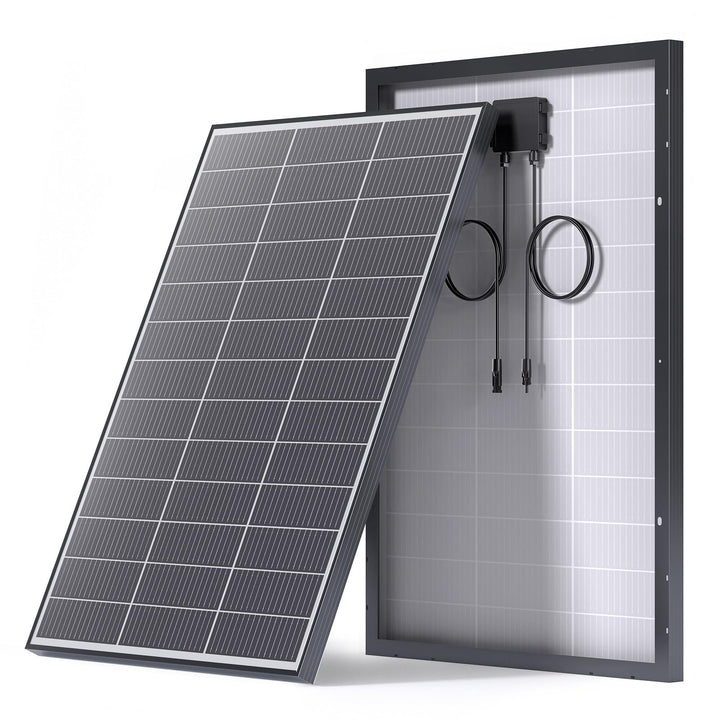 100W N-Type 16BB Solarpanel, Callsun 100W Monokristalline Solarmodule, Ideal für 12V Batterie,Wohnmo