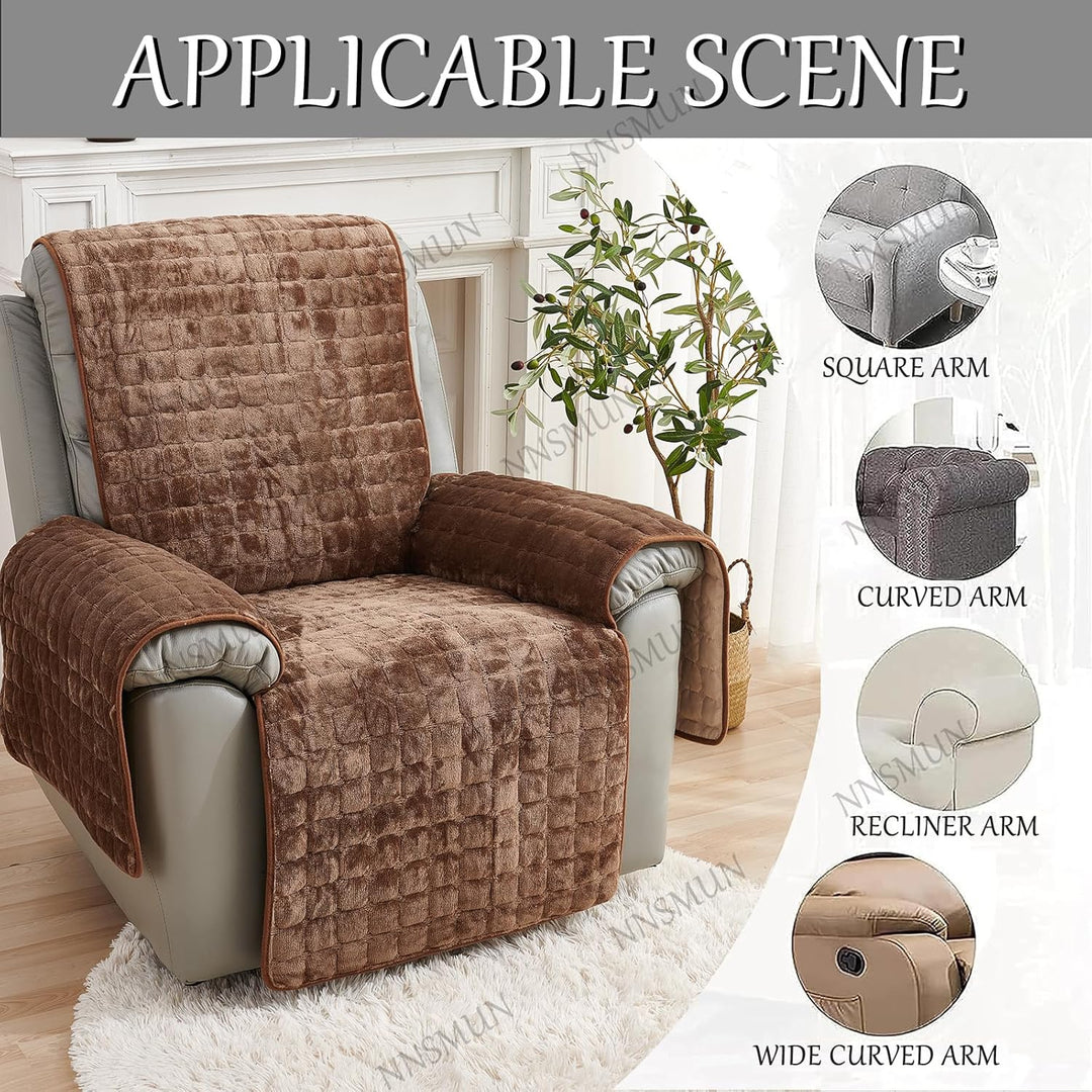 Sofa Armlehnenbezüge, Sesselschoner Sesselauflage, Fernsehsessel Schutzbezug Anti-Rutsch, Relaxsesse