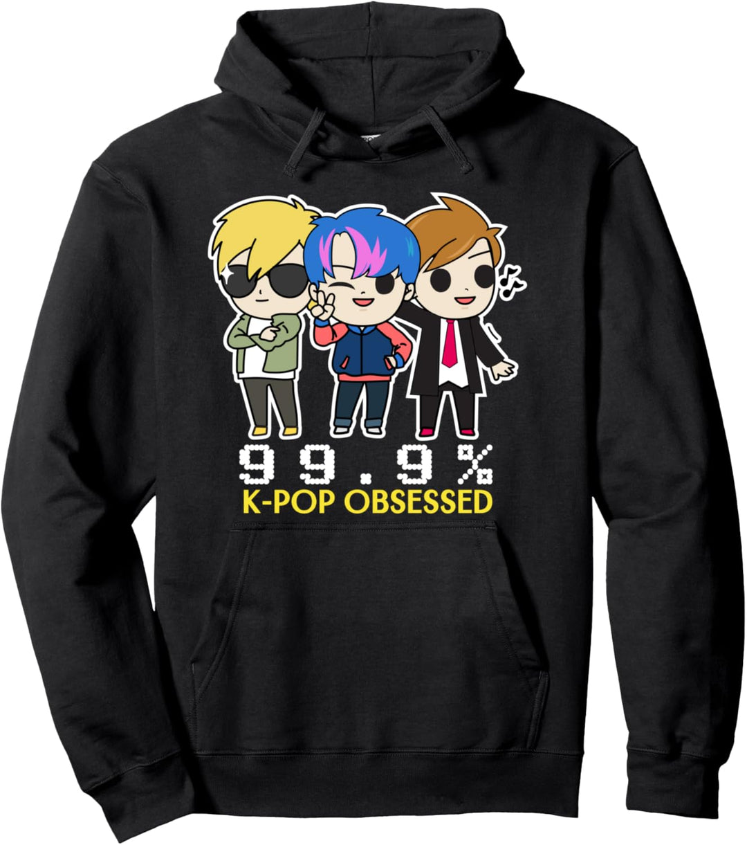 Funny K-Pop Gift For Teen Girls Korean Boy Band Merchandise Pullover Hoodie