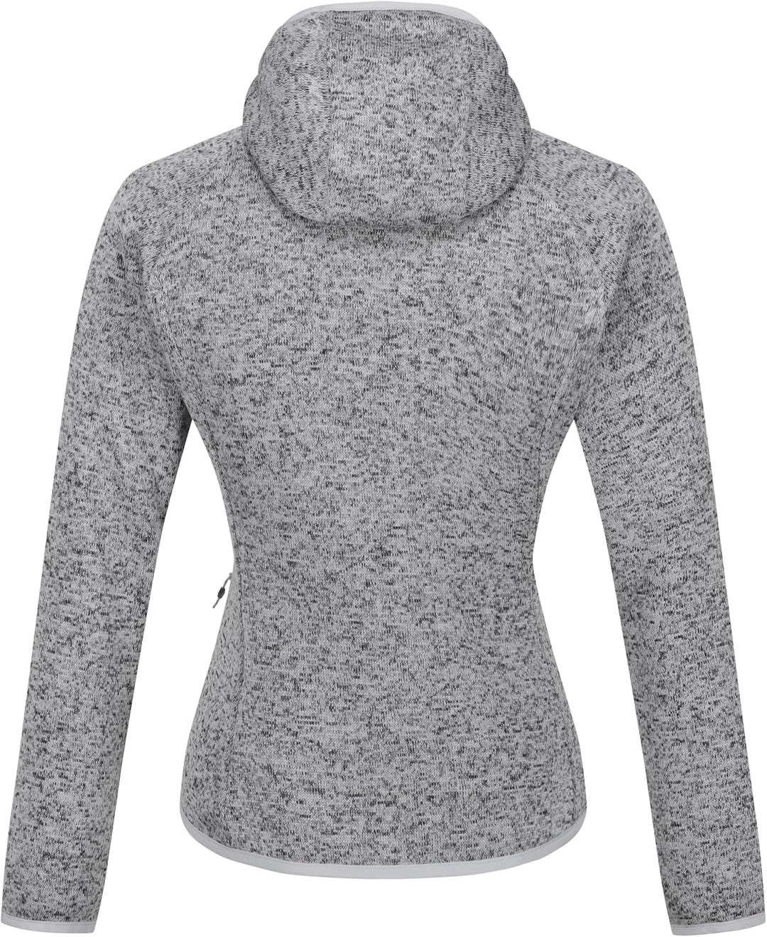 Regatta Damen Newhill Strickfkleecejacke mit Kapuze RWA597 38 grau