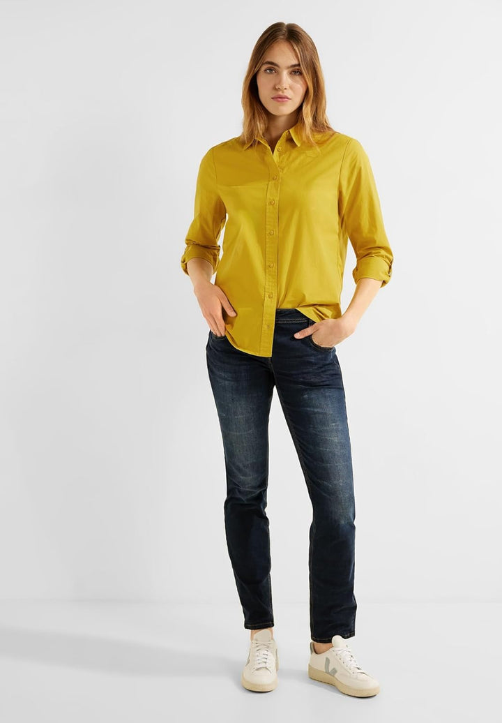 Cecil Damen Hemdbluse M Golden Yellow, M Golden Yellow