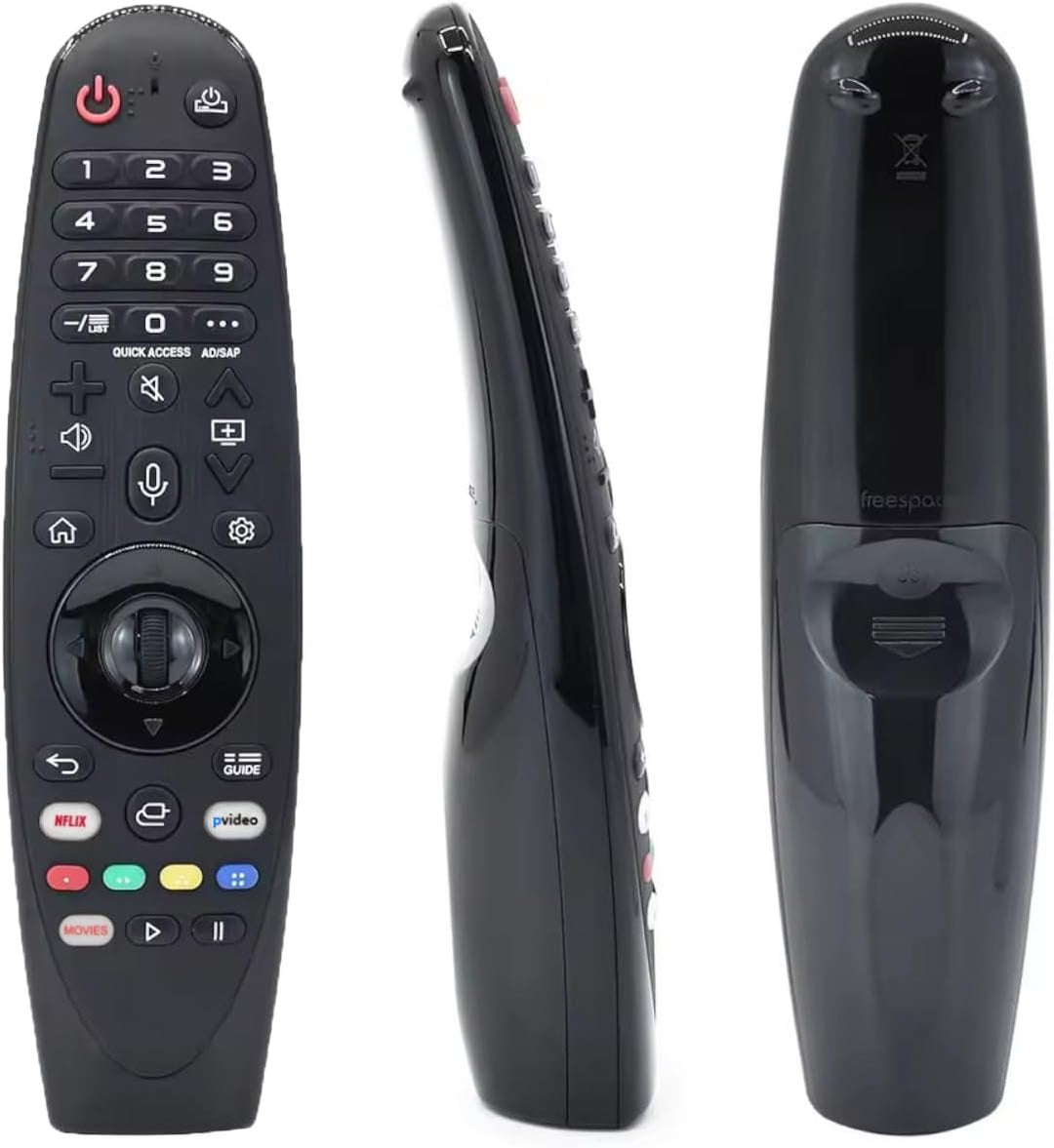 azurano Universal Fernbedienung für LG Magic Remote AN-MR20GA, AN-MR19BA, AN-MR18BA mit Maus & Sprac
