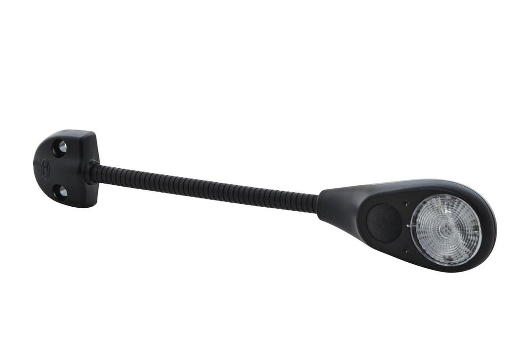 HELLA - Leseleuchte - LED - 24/12V - 3.0W - LED - Anbau - Lichtscheibenfarbe: glasklar - LED-Lichtfa