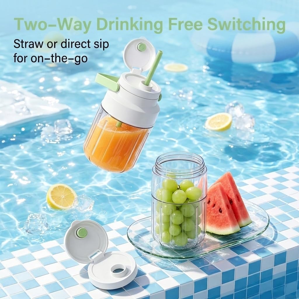 Standmixer 1000ml Akku Smoothie Maker 70W für Auto &amp; Sport