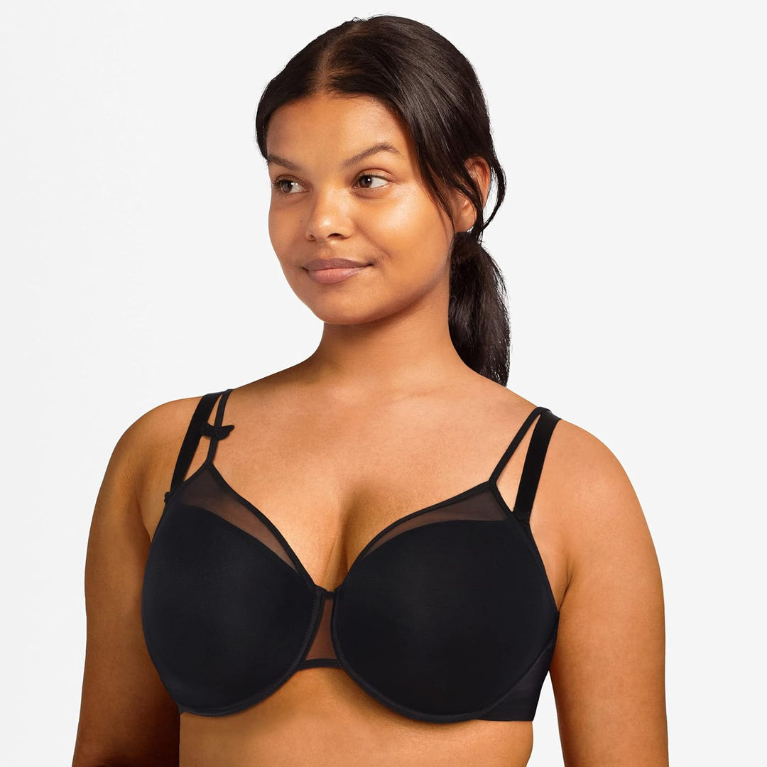 Passionata MISS JOY, Bedeckender Spacer-BH, Damen Unterwäsche T-Shirt 70A Schwarz, T-Shirt 70A Schwa