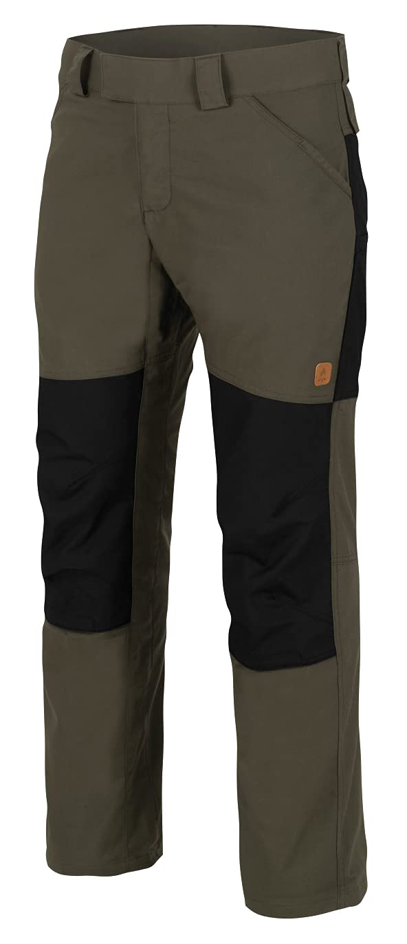 Helikon-Tex Woodsman Pants - Black 36W / 34L Taiga Grün/Schwarz, 36W / 34L Taiga Grün/Schwarz