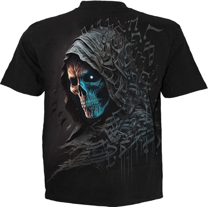 Spiral Midnight Blues Männer T-Shirt schwarz Basics, Horror, Rockwear, Totenköpfe M Schwarz, M Schwa