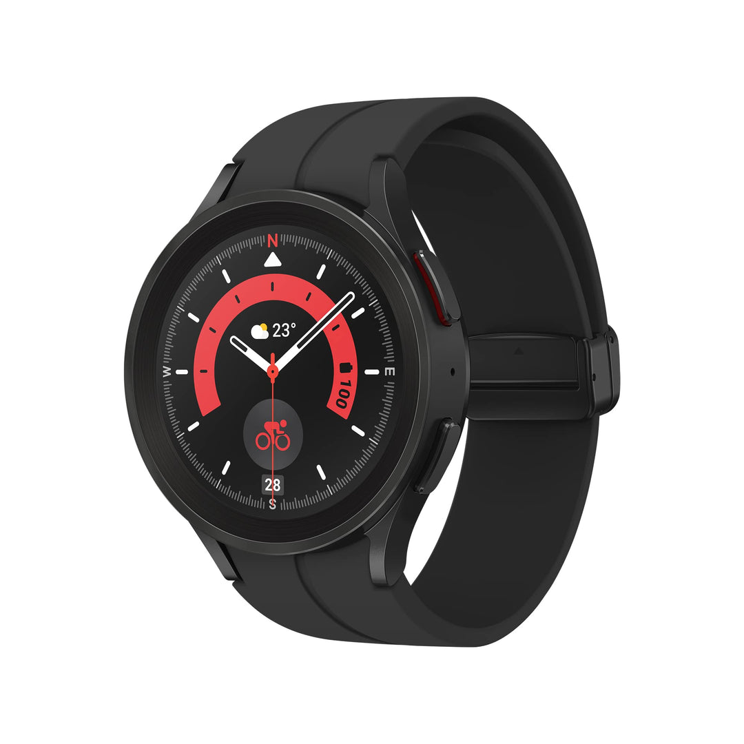 Samsung R920 Galaxy Watch5 Pro, 45mm, Schwarz Titan Black Titanium bluetooth, Black Titanium bluetoo