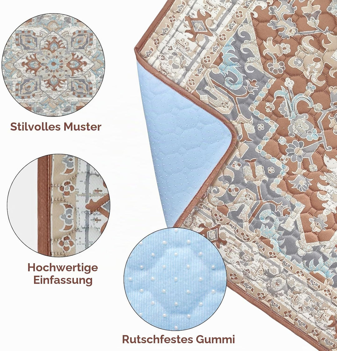 Waschbare Pinkelpads für Hunde, 2 Stück Wiederverwendbare Puppy Pads 122x92cm Super saugfähige wasse