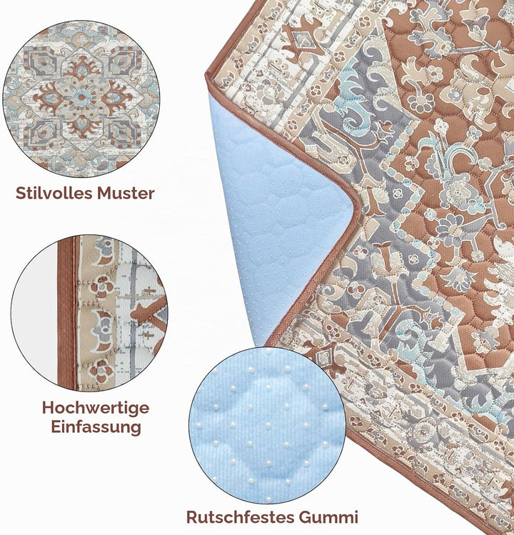 Waschbare Pinkelpads für Hunde, 2 Stück Wiederverwendbare Puppy Pads 122x92cm Super saugfähige wasse