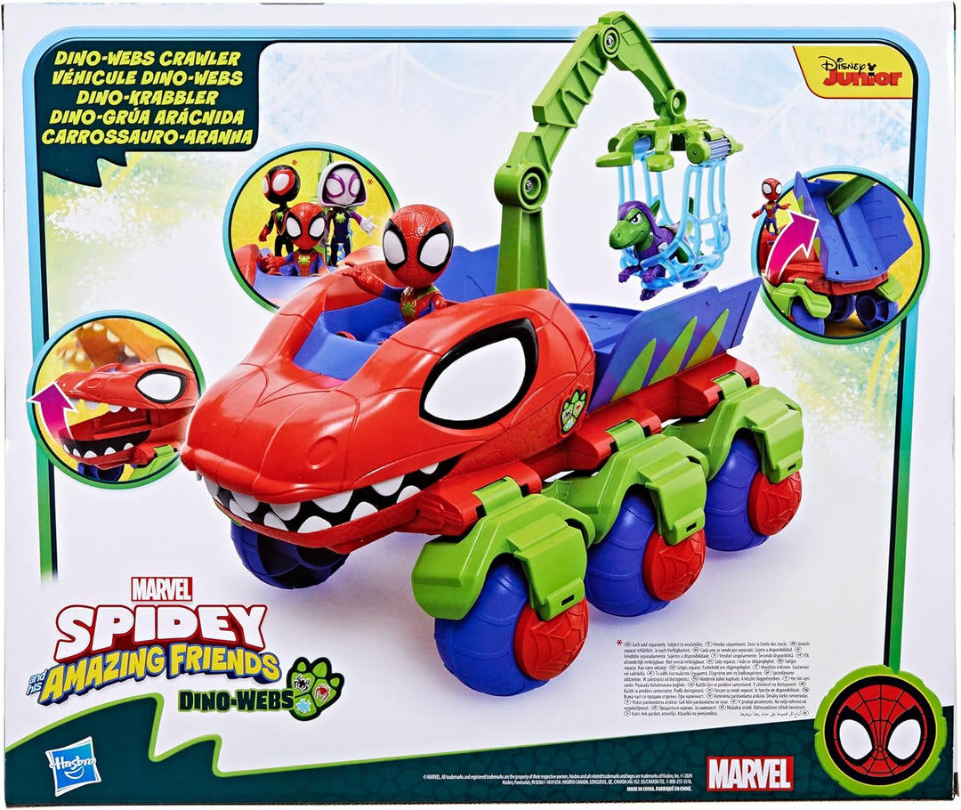 Marvel Spidey und Seine Super-Freunde Dino-Krabbler Superhelden-Spielset, mit Spidey- und Dino-Figur