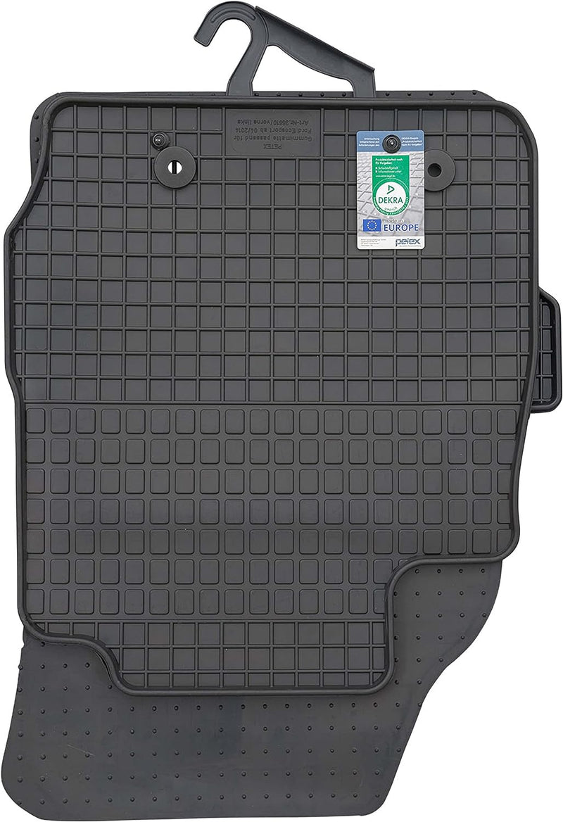 PETEX 36610 Gummimatten passend für Ecosport ab 41730 Fussmatten schwarz 4-teilig