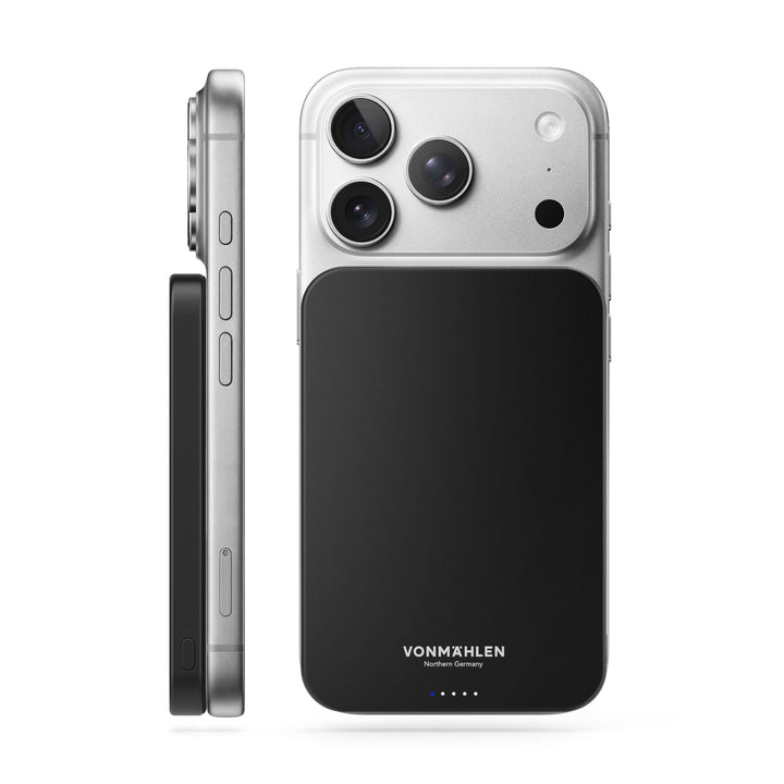 VONMÄHLEN Evergreen Mag - Wireless Powerbank kompatibel mit MagSafe - Ultra Thin, Tragbares Ladegerä