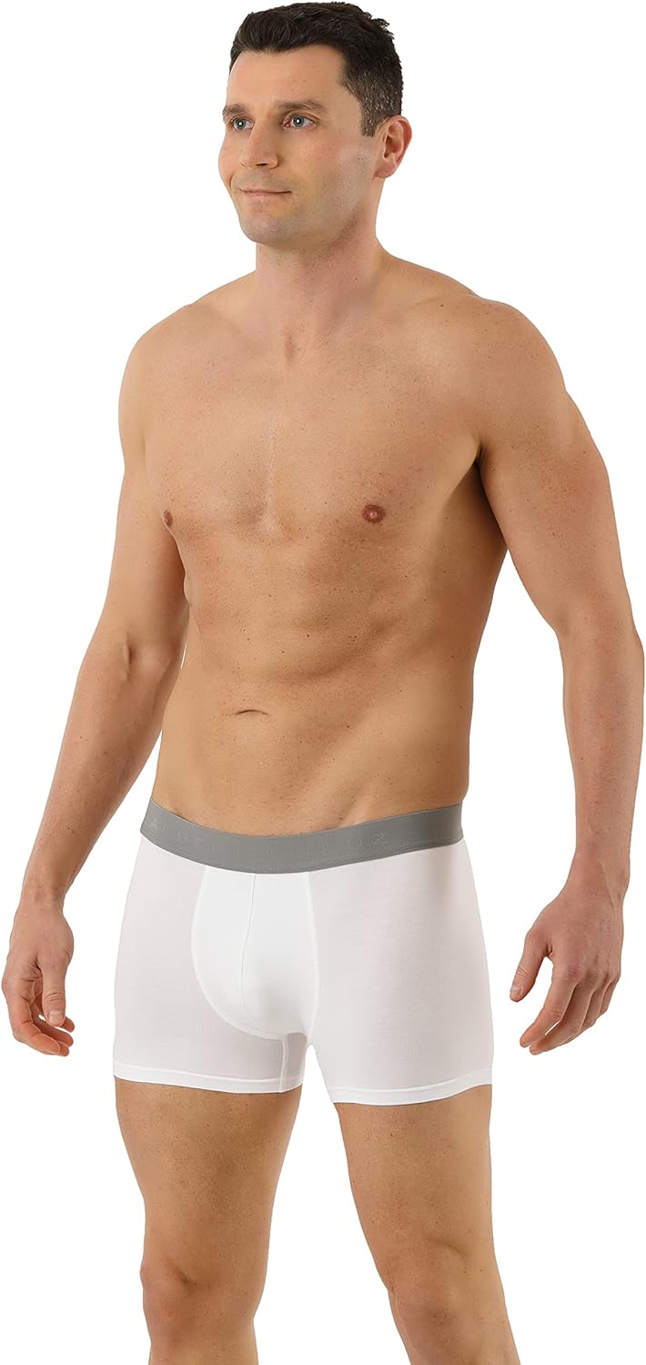 Albert Kreuz Herren Retroshorts Micromodal 2er Pack weiss XL Weiss, XL Weiss
