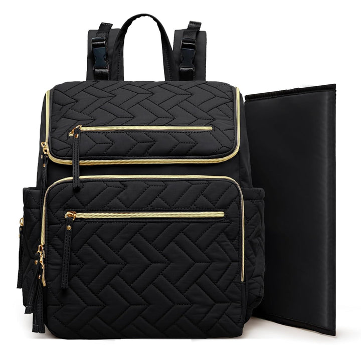 MISSFONG Baby Wickelrucksack Wickeltasche, Wickelrucksack Gross Babytaschen Rucksack Lässig mit Mult