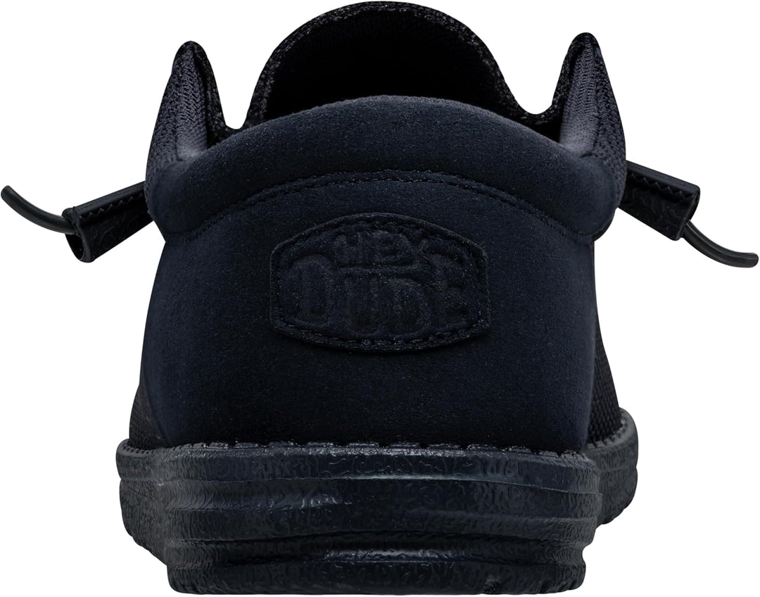 HEYDUDE - Wally Sox Stitch Herren - Slip on Schuhe - Herren Loafers, Black White 40 EU Navy, 40 EU N