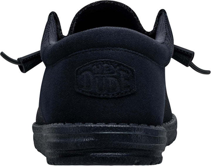 HEYDUDE - Wally Sox Stitch Herren - Slip on Schuhe - Herren Loafers, Black White 40 EU Navy, 40 EU N