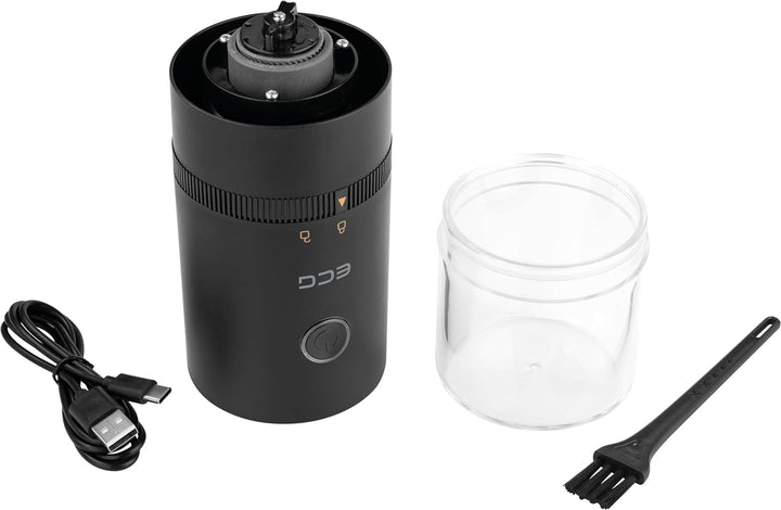 ECG KM 150 Minimo Black, Tragbare elektrische Kaffeemühle