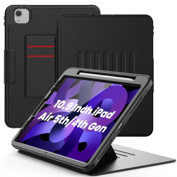 SEYMAC Hülle für iPad Air 5. / 4. Generarion 2022/2020 10,9 Zoll, Schutzhülle mit Automatischer Slee