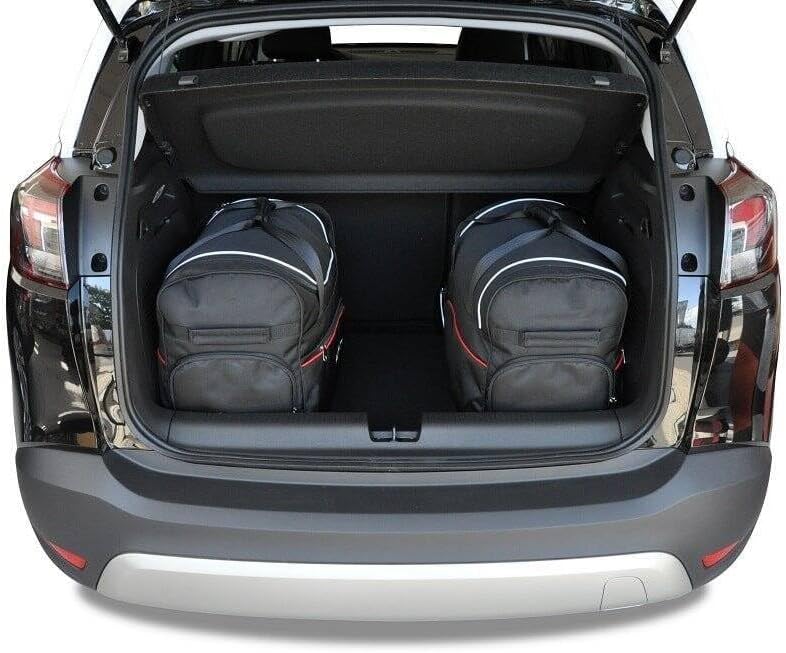 KJUST Dedizierte Kofferraumtaschen 4 STK kompatibel mit OPEL Crossland X I 2017+