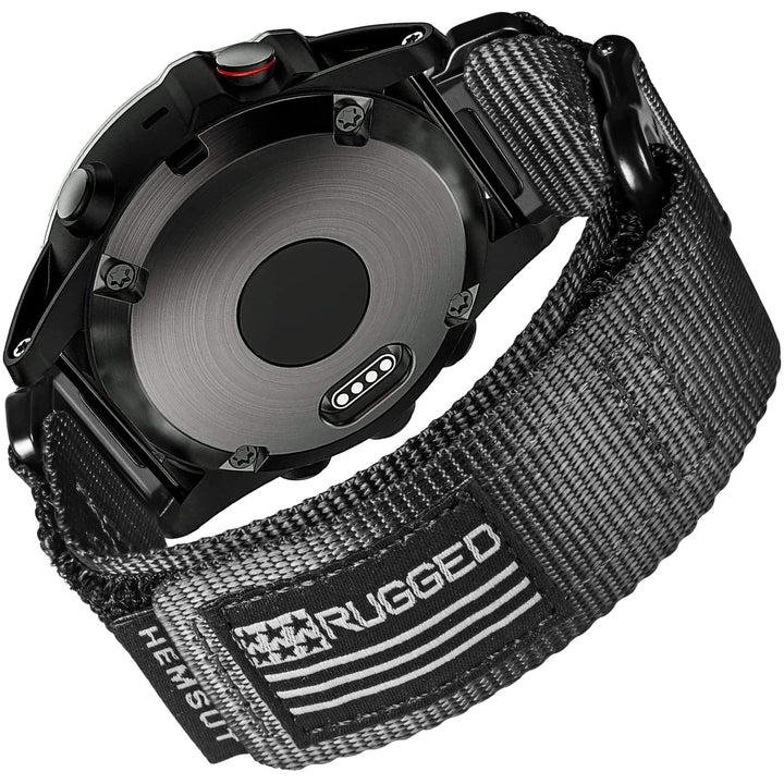 Armband für Garmin,Uhrenarmband Kompatibel mit Garmin superrobustes Nylon-Sportarmband für fēnix/For