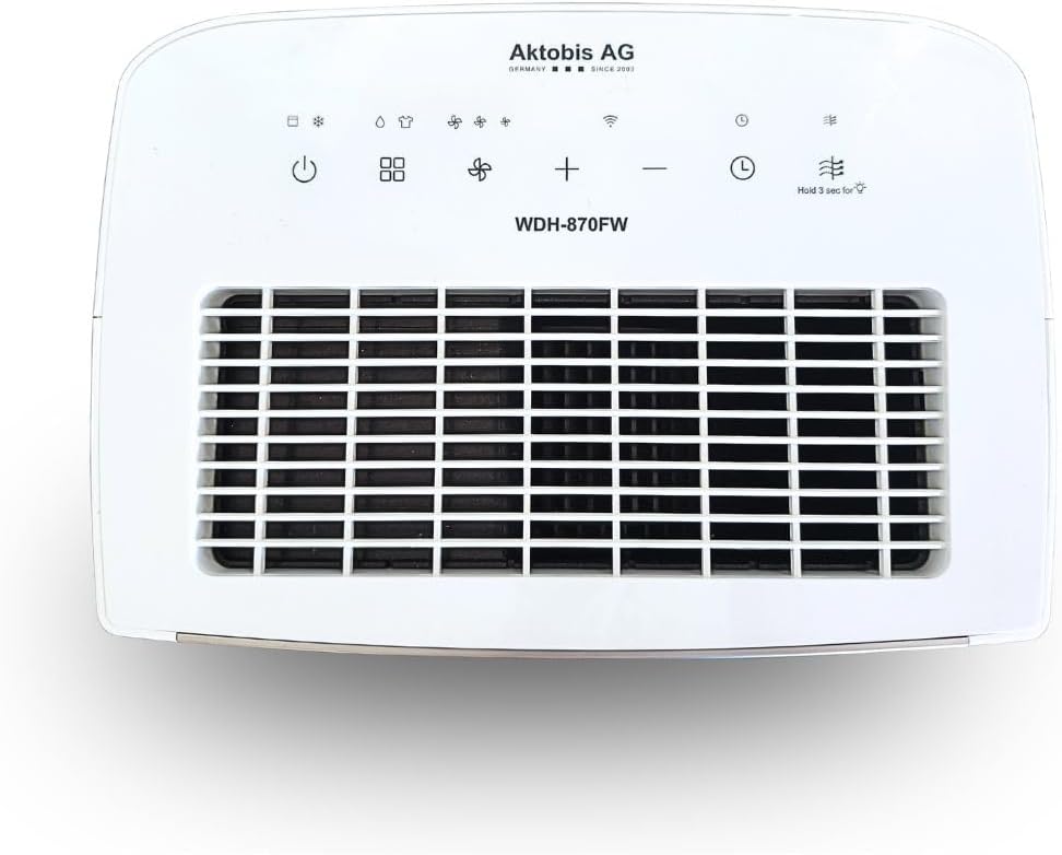 Aktobis Luftentfeuchter, Bautrockner WDH-870FW (bis 70 L/T + Digital + WLAN) bis 70 L/T + WLAN, bis