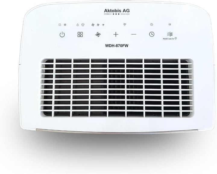 Aktobis Luftentfeuchter, Bautrockner WDH-870FW (bis 70 L/T + Digital + WLAN) bis 70 L/T + WLAN, bis