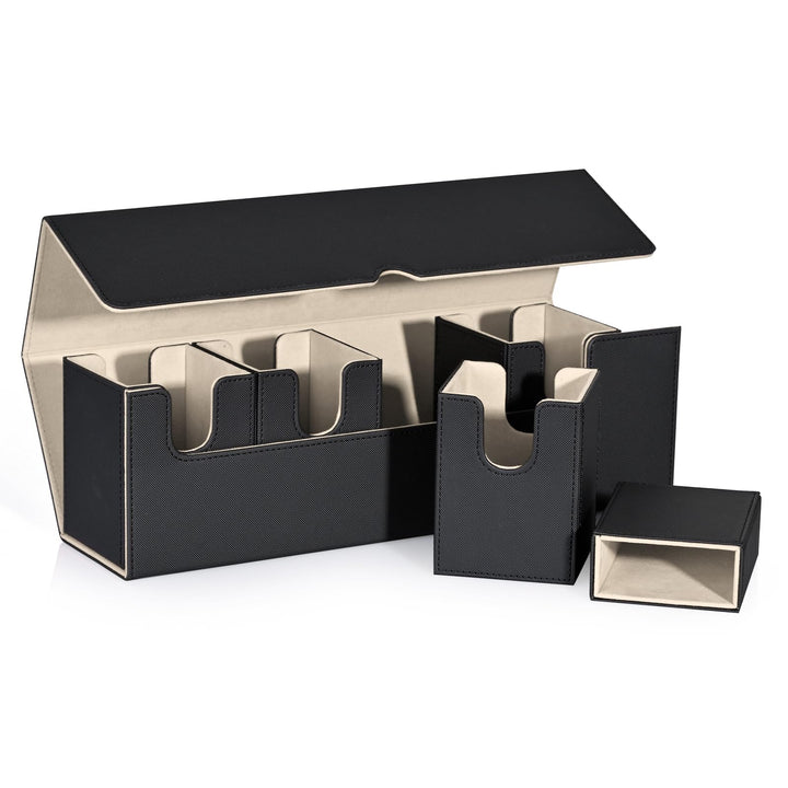Sammelkarten Box mit Würfelablage für MTG,Premium-Kartenbox mit starkem Magnet zur Aufbewahrung für