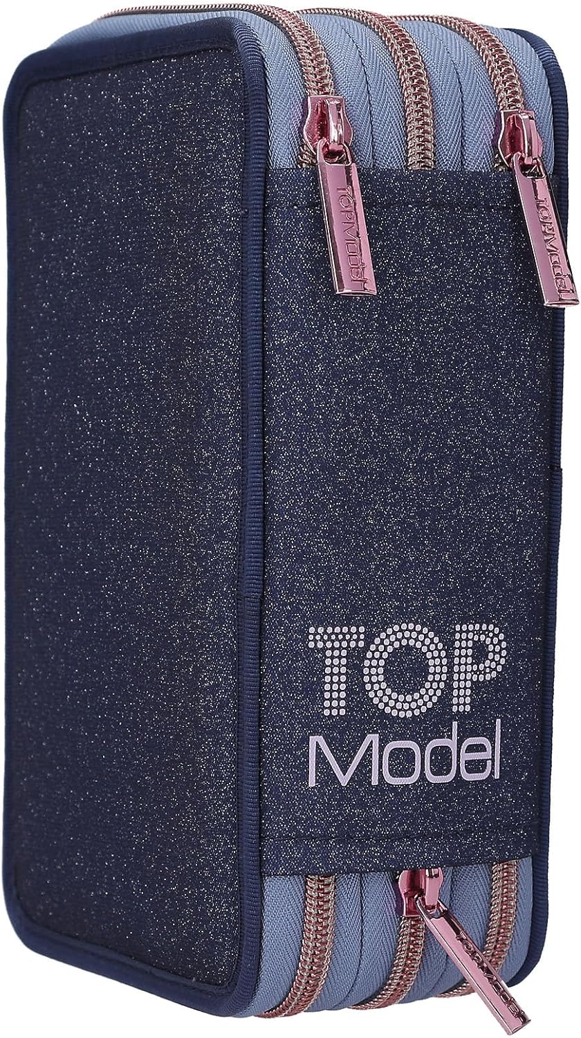 TOPModel 3-Fach Federtasche LED WOLF inkl. Stifte