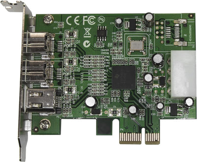 StarTech.com 3 Port 800+400 FireWire PCI Express Schnittstellen Low Profile Combo Karte - PCIe 3 Por